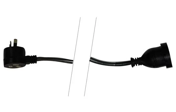 UXL AUDIO 10mtr Ac240 Power Extension Cable-black