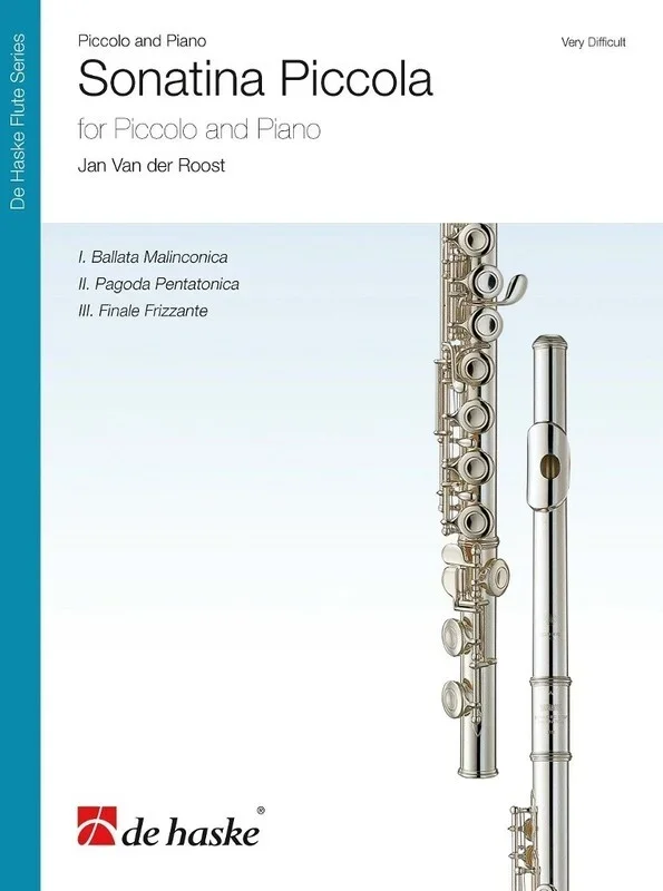 Van Der Roost – Sonatina Piccola For Piccolo/Piano Softcover Book (Piccolo)