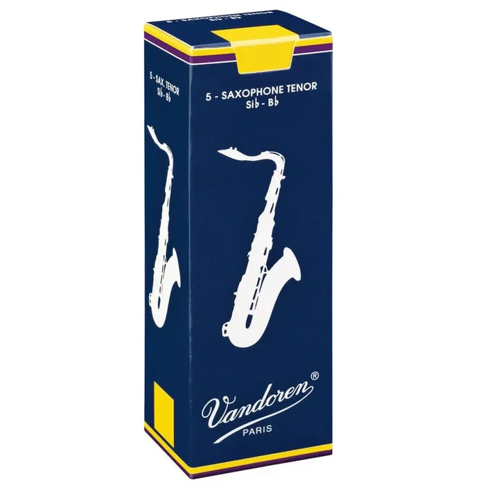 Vandoren SR2215 Bb Traditional Tenor Saxophone Reeds – 1.5 (5 Pack)