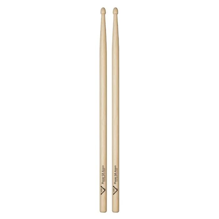 Vater VHP5AAW American Hickory Power 5A Acorn Wood Tip Drumsticks