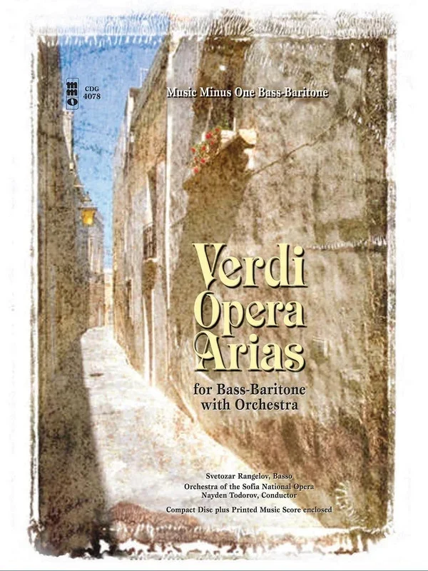 Verdi – Bass Baritone Arias Book/CD (Softcover Book/CD)