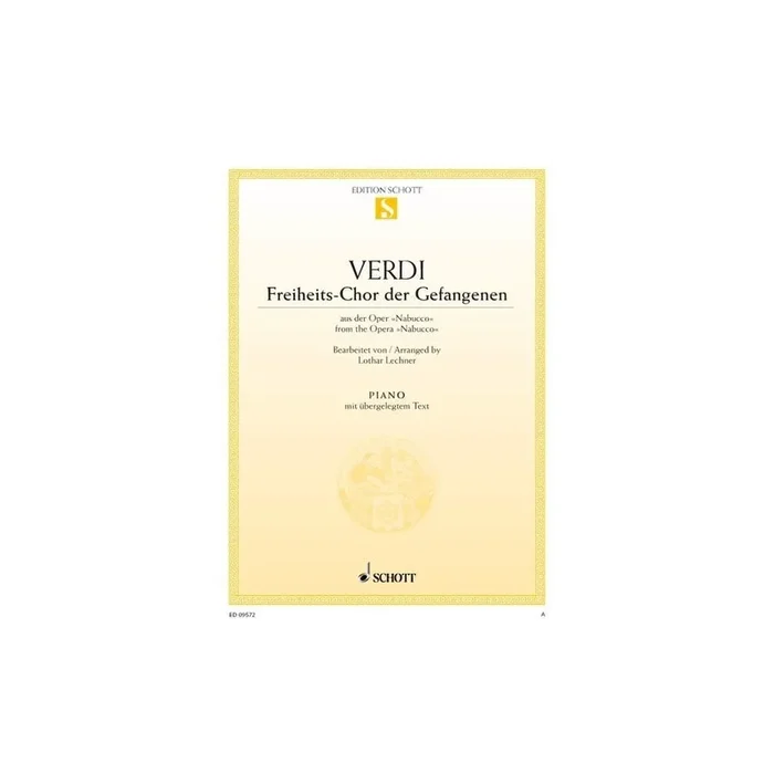 Verdi, Giuseppe Fortunino Francesco – Freiheits-Chor der Gefangenen