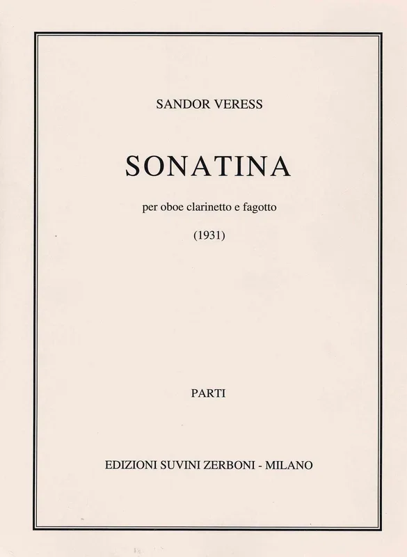 Veress: Sonatina for Oboe, Clarinet and Bassoon