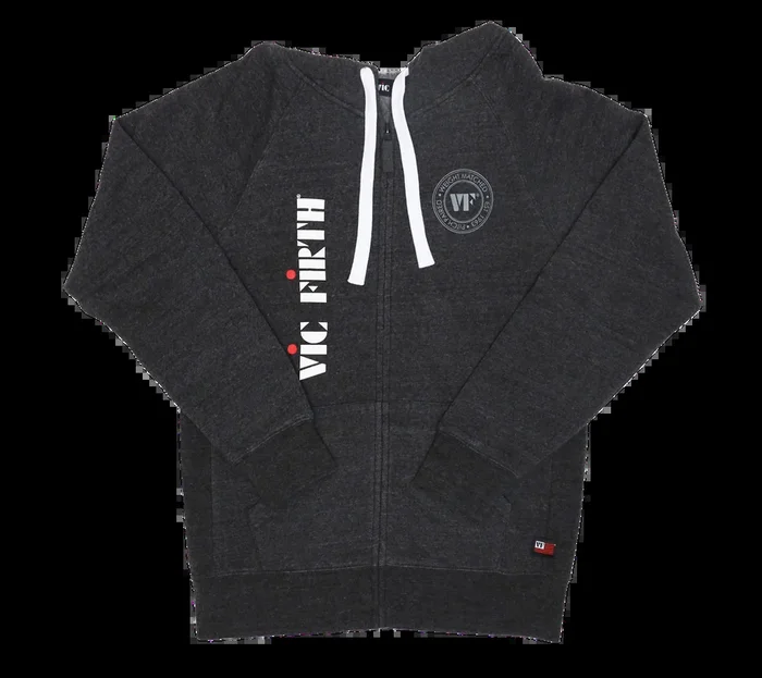 Vic Firth Zip Up Logo Hoodie – XS