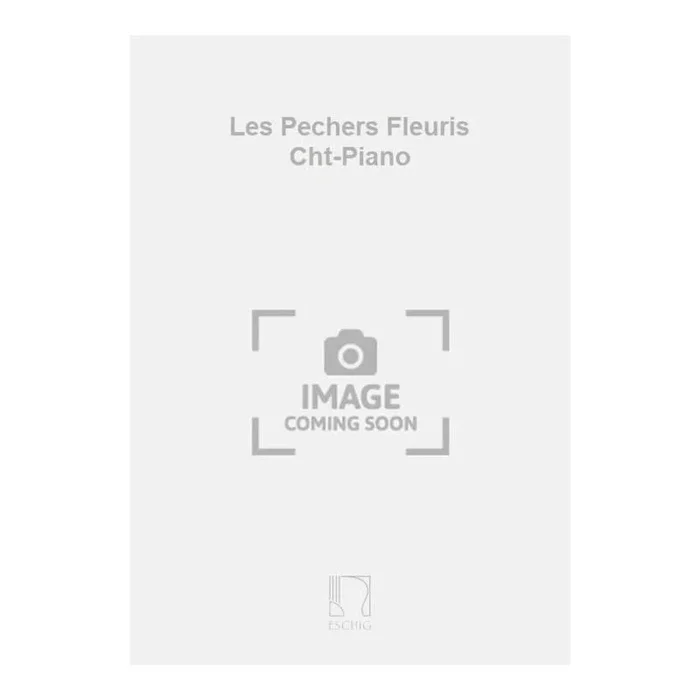 Vieu, Jane – Les Pechers Fleuris Cht-Piano