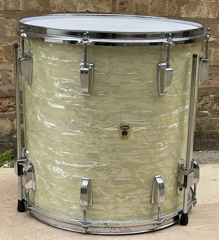 Vintage Ludwig 16×16 Floor Tom, Transition Badge, WMP, CH