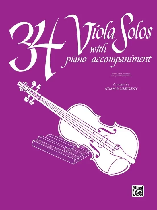 Viola Solos 34 Viola/Piano Arr Lesinsky