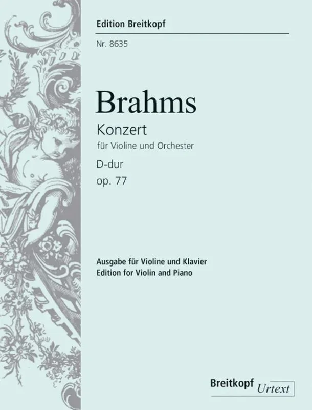 Violin Concerto Op 77 D Score Book