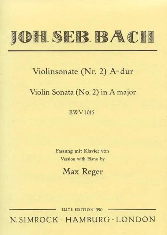 Violin Sonata No 2 Book