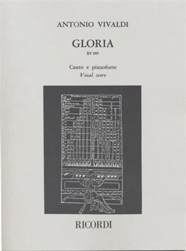 Vivaldi – Gloria Rv 589 Vocal Score Ed Malipiero (Softcover Book)
