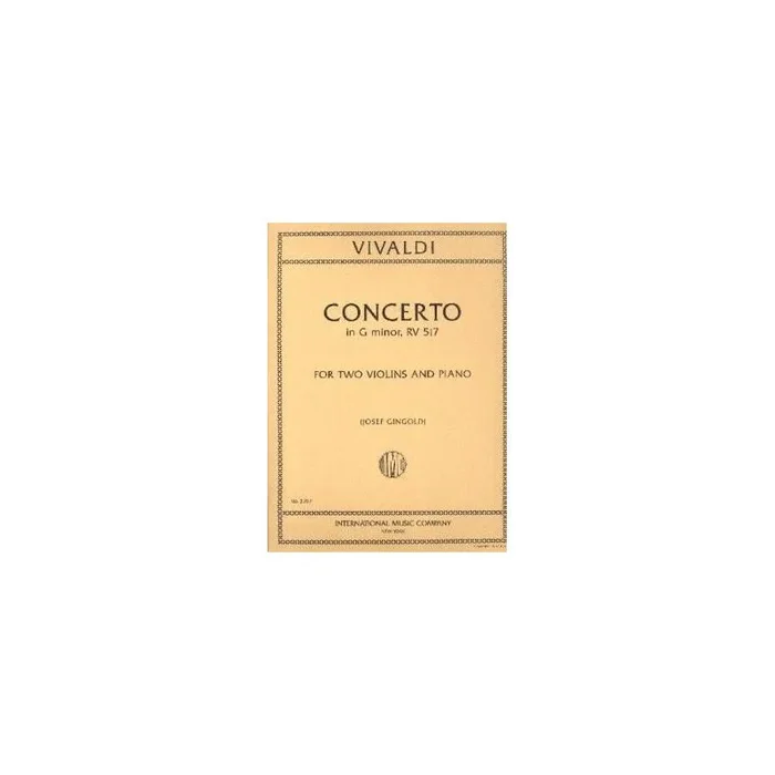 Vivaldi, Antonio – Concerto G minor RV517