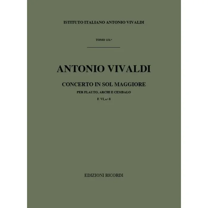 Vivaldi, Antonio – Concerto in Sol Maggiore (G Major)