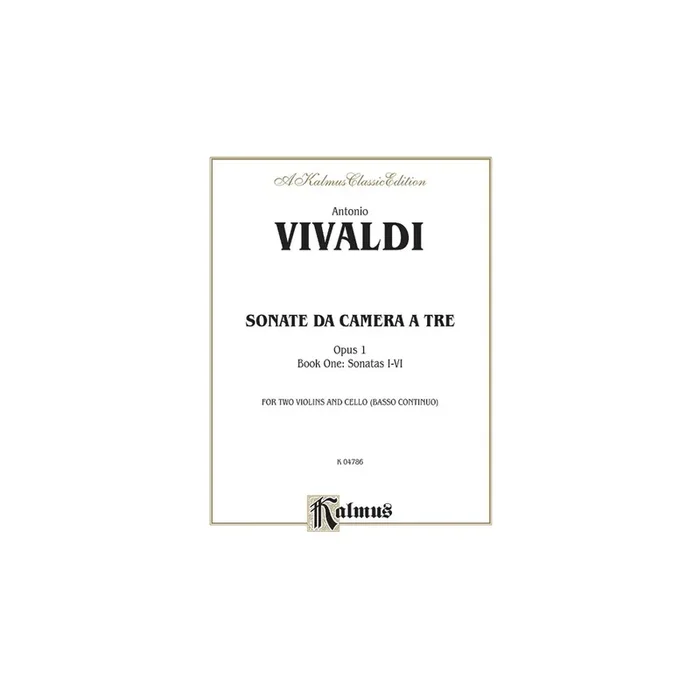 Vivaldi, Antonio – Sonatas da Camera a Tre, Op. 1 (Vol. I, Nos. 1-6)