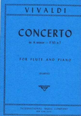 Vivaldi : Concerto A Minor Flute & Piano (International)
