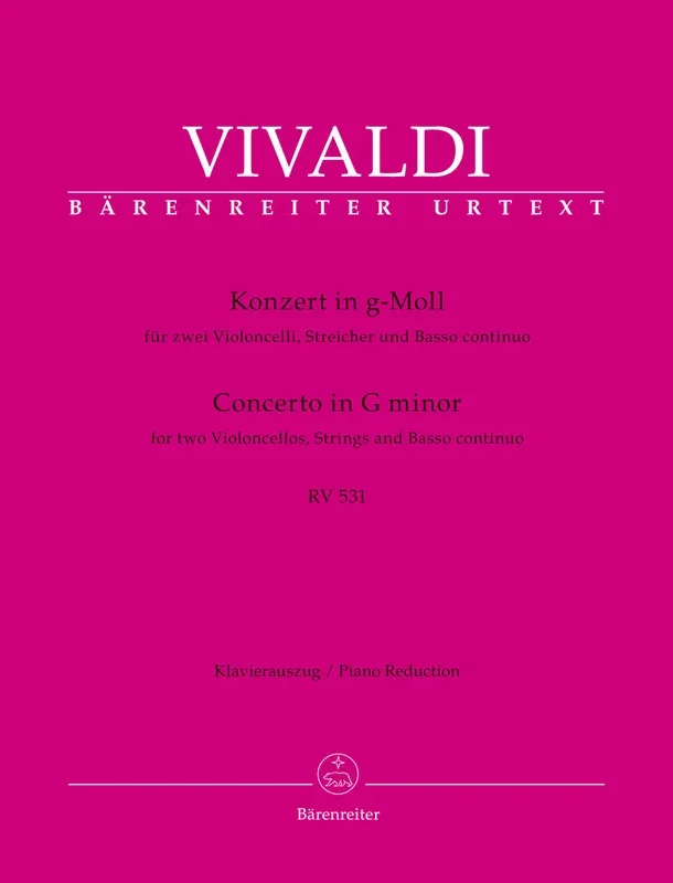 Vivaldi: Concerto for 2 Cellos in G Minor, RV 531
