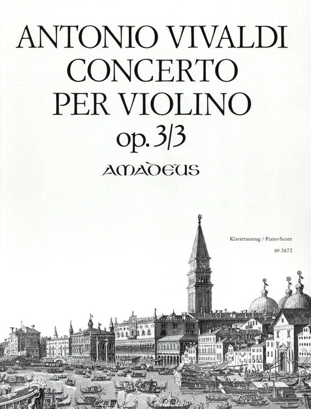 Vivaldi: L’Estro Armonico, RV 310, Op. 3, No. 3