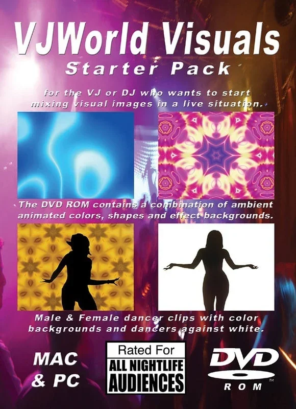 Vj World Visuals Starter Pack DVD Rom (DVD Only)