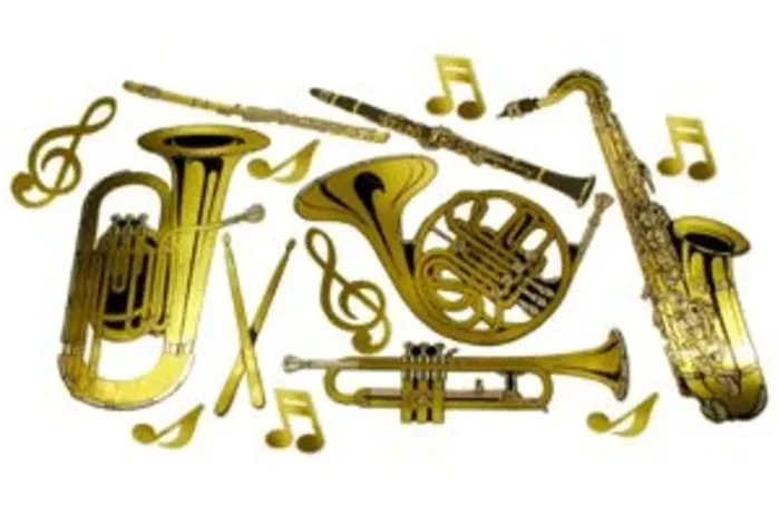 Wall Decor Instruments Large 15 Pieces
