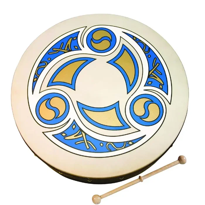 Waltons 18 Inch Bodhran Pack Trinity with Beater, DVD, and Bag