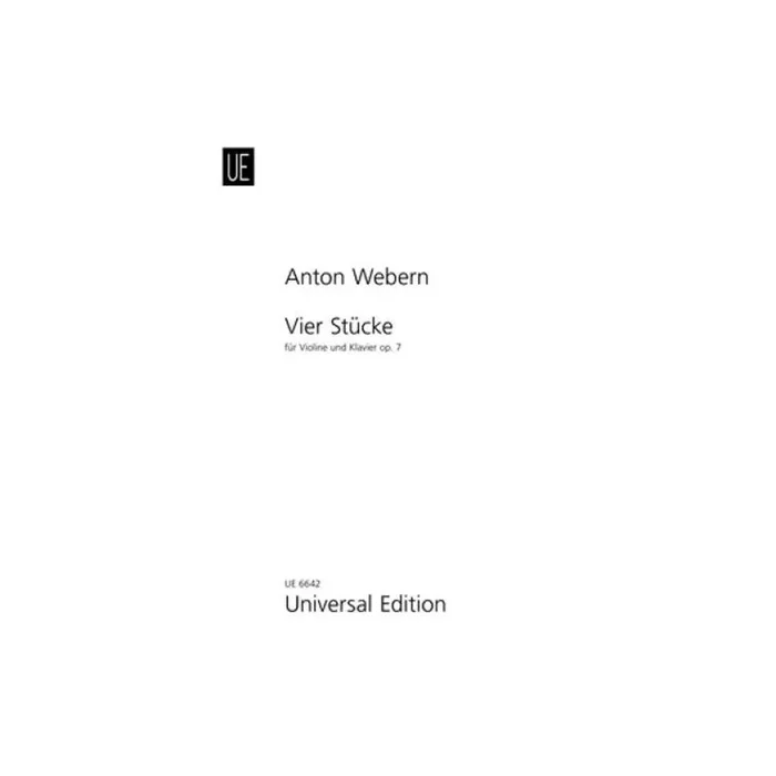 Webern, Anton – 4 Pieces op. 7
