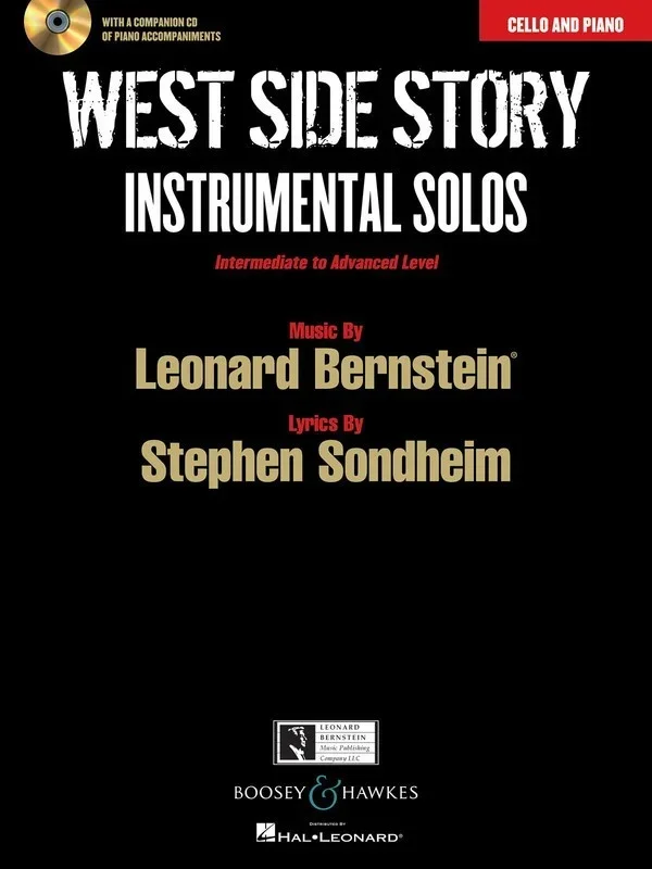 West Side Story Cello And Piano Book/CD Int-Adv Book