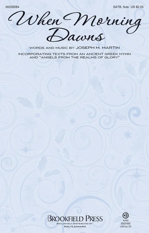 When Morning Dawns SATB/Flute (Octavo)