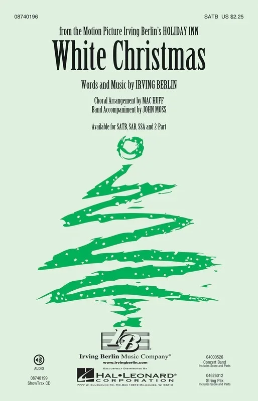 White Christmas SATB Opt Concert Band/Stg (Octavo)