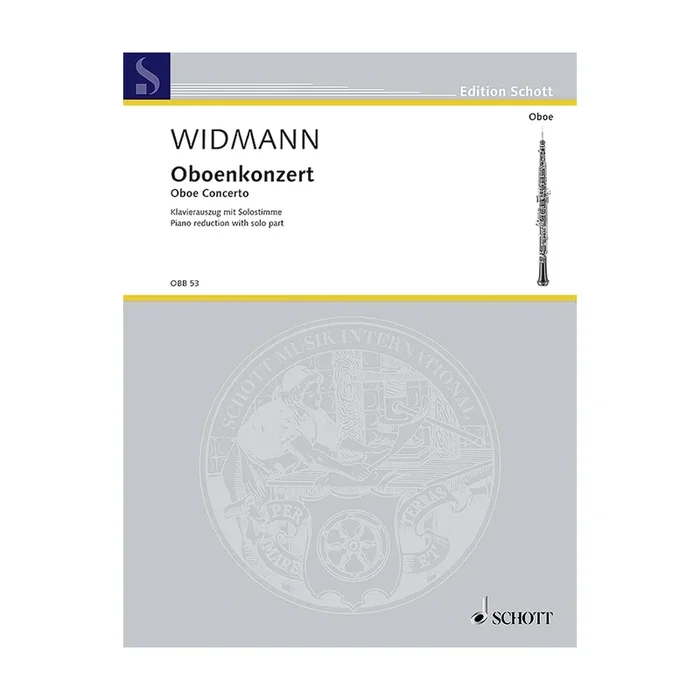 Widmann, Joerg – Oboe Concerto