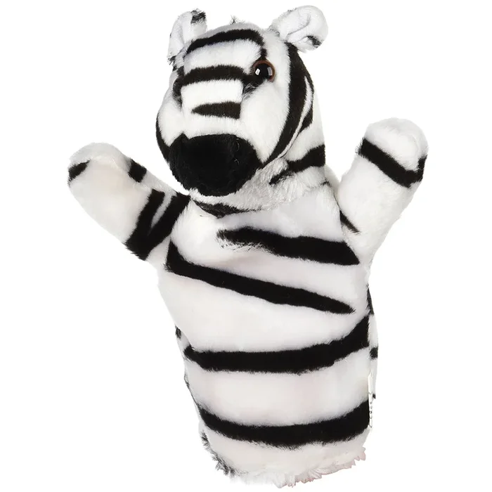 Wild Animal Plush Puppet – Zebra Puppet