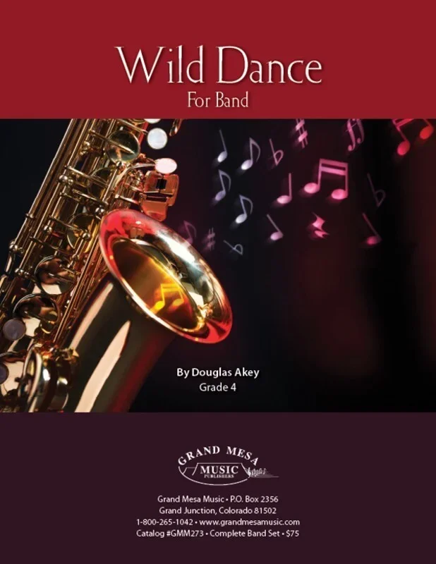 Wild Dance Concert Band 4 Score/Parts Book