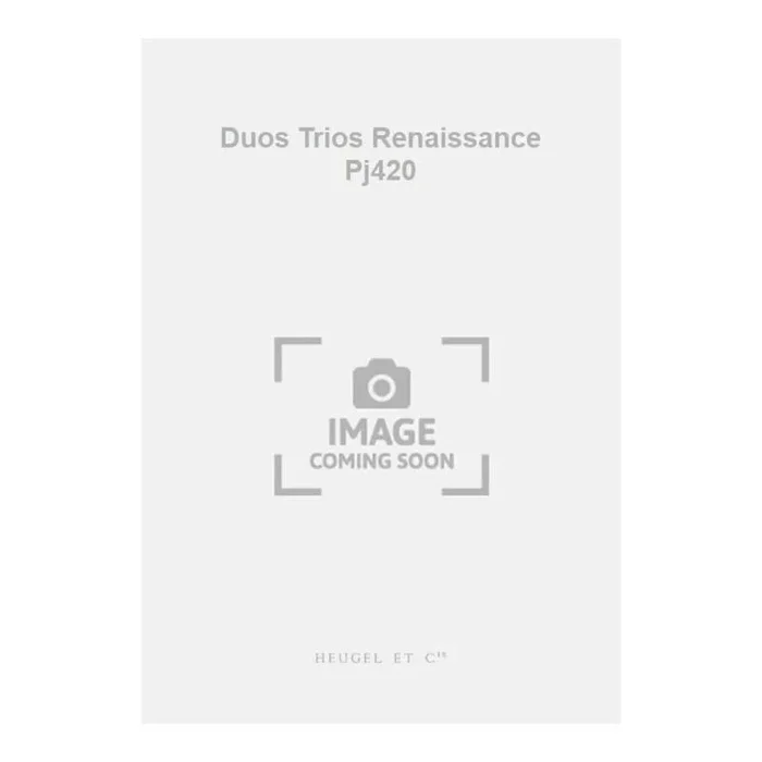Willaert, Adrian – Duos Trios Renaissance Pj420