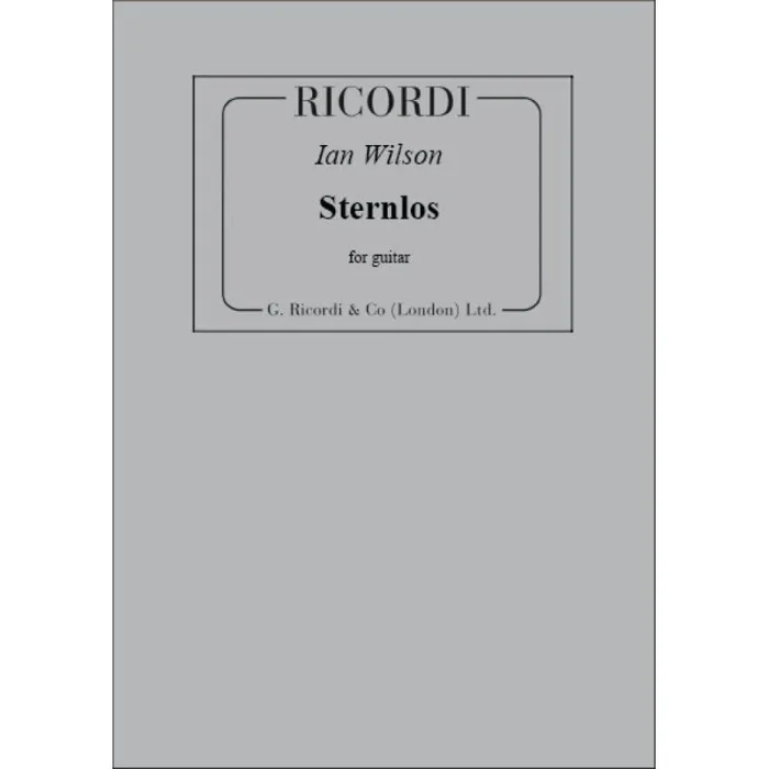 Wilson, Ian – Sternlos