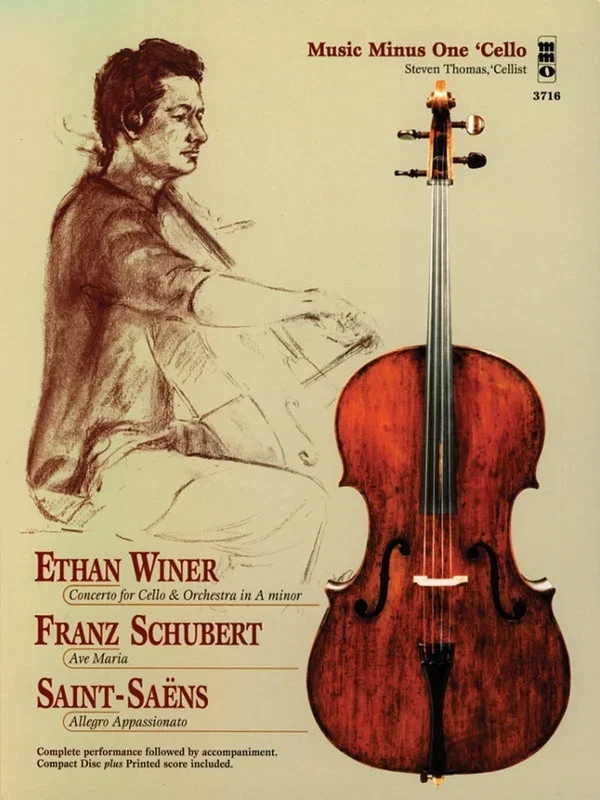 Winer Schubert and Saint-Saens Cello Book/CD (Softcover Book/CD)