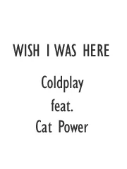 Wish I Was Here – Guitar, Piano, Voice – Faber Digital