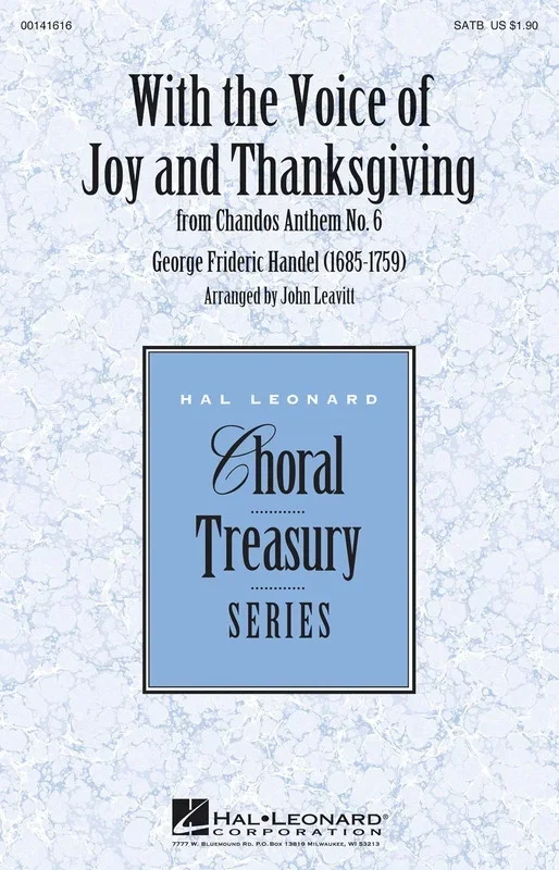 With The Voice Of Joy And Thanksgiving SATB (Octavo)