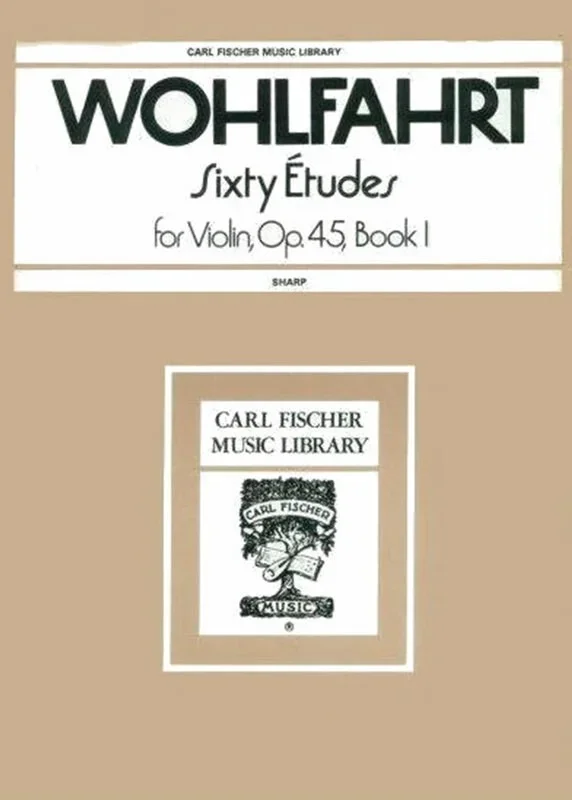 Wohlfahrt – 60 Studies Op 45 Book 1 Violin (Softcover Book)