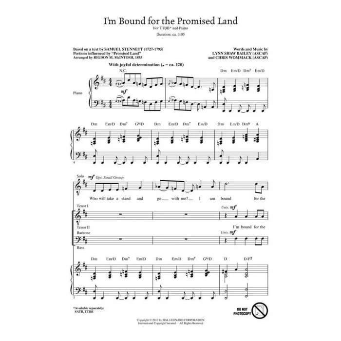 Wommack & Bailey – I’m Bound for the Promised Land