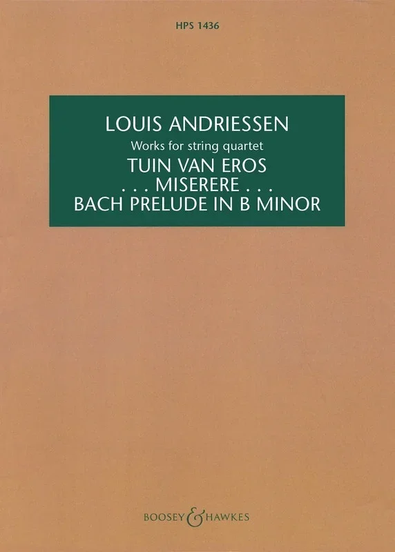 Works For String Quartet Study Score (Softcover Book)