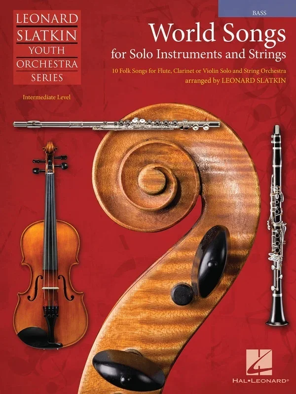World Songs For Solo and Strings Bass (Softcover Book)