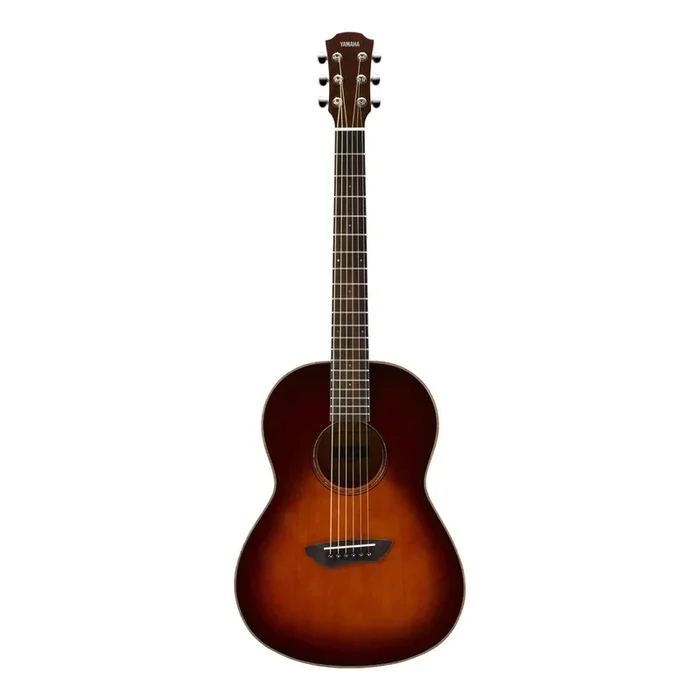 Yamaha CSF3M Travel Acoustic Guitar with Bag in Tobacco Brown Sunburst