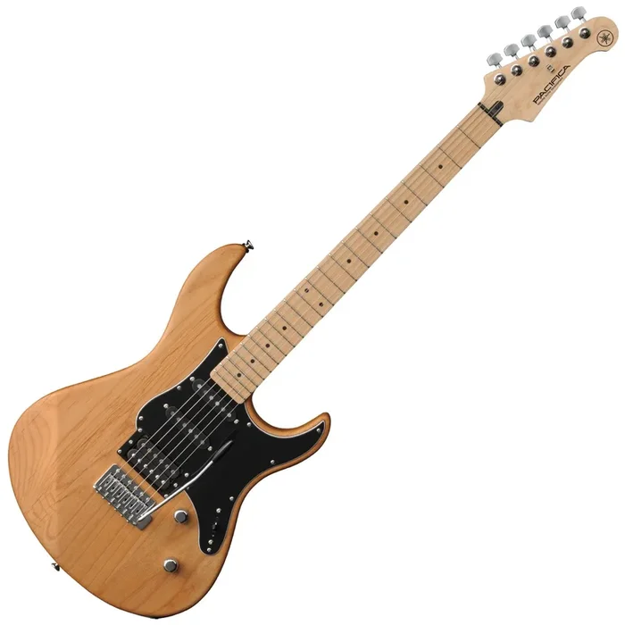 Yamaha Pacifica HSS Electric Guitar in Yellow Natural Stain and Black Pickguard – PAC112VMXYNS
