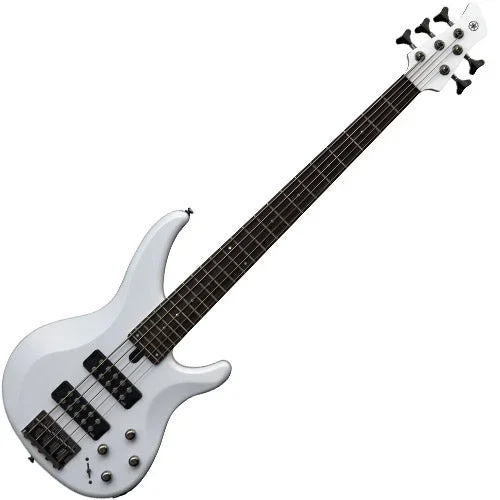 Yamaha TRBX Series 5 String Electric Bass in White – TRBX305WH