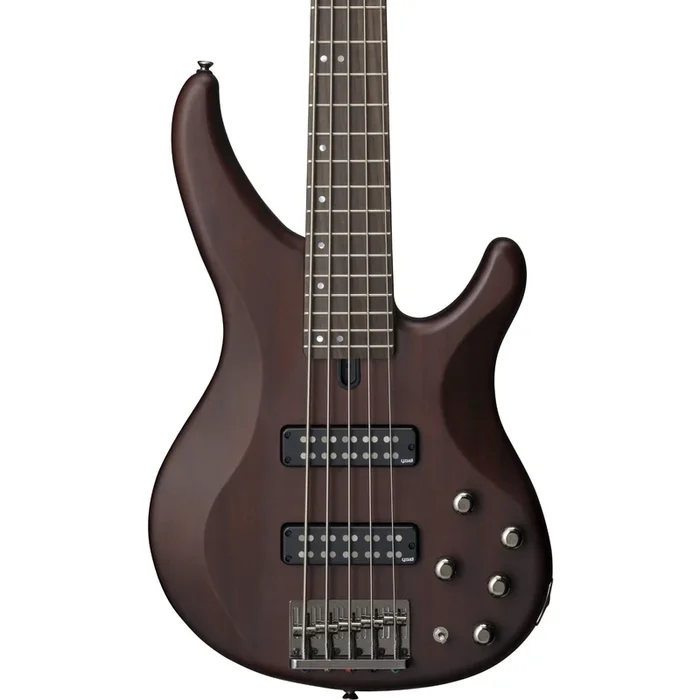 Yamaha TRBX505 TBN 5-String Premium Electric Bass Guitar – Translucent Brown