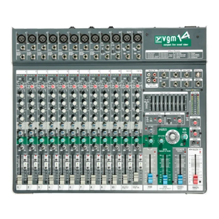 Yorkville 14 Channel Compact Non Powered Mixer – VGM14