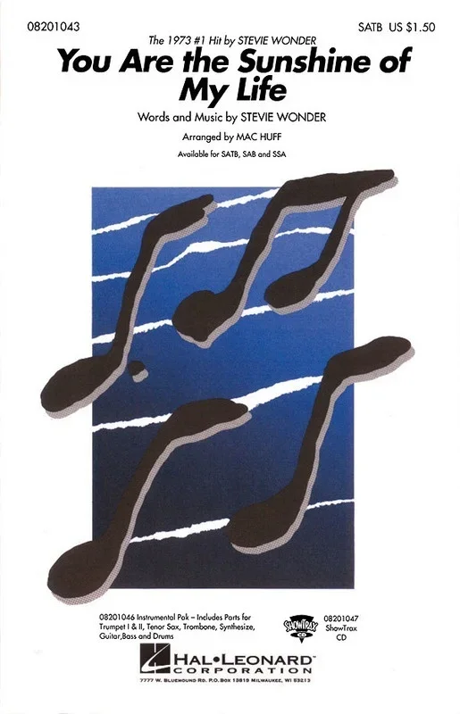You Are The Sunshine SATB Arr Huff (Octavo)