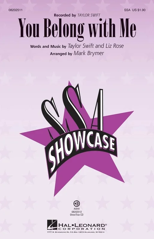 You Belong With Me ShowTrax CD (CD Only)
