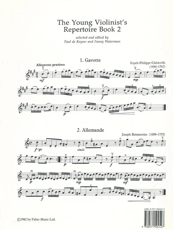 Young Violinists Repertoire Book 2 Violin Part
