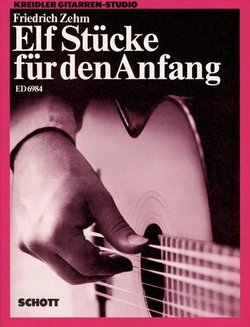 Zehm, Friedrich : Zehm, Friedrich : Elf Stücke für den Anfang, – 2 or 3 guitars – Schott Digital
