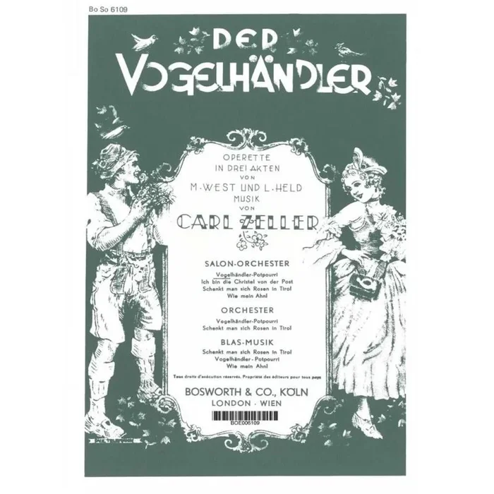 Zeller, Carl – The Birdseller Selection Operetta