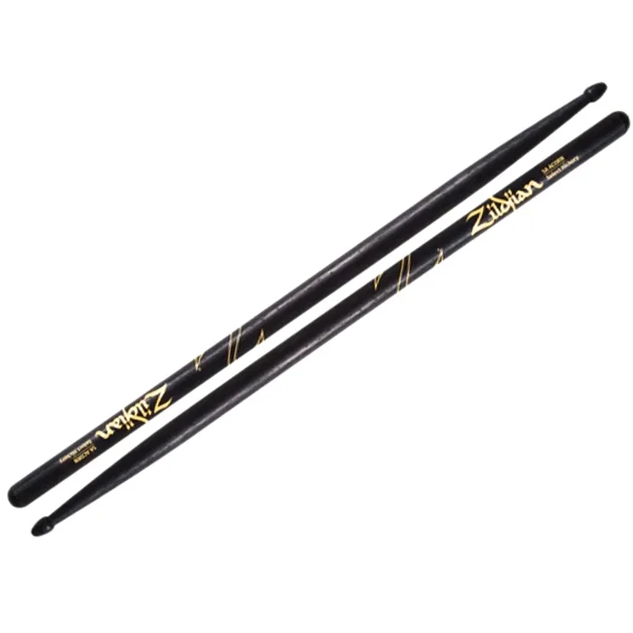 Zildjian 5A Acorn Tip Black Drumsticks – Z5AACB
